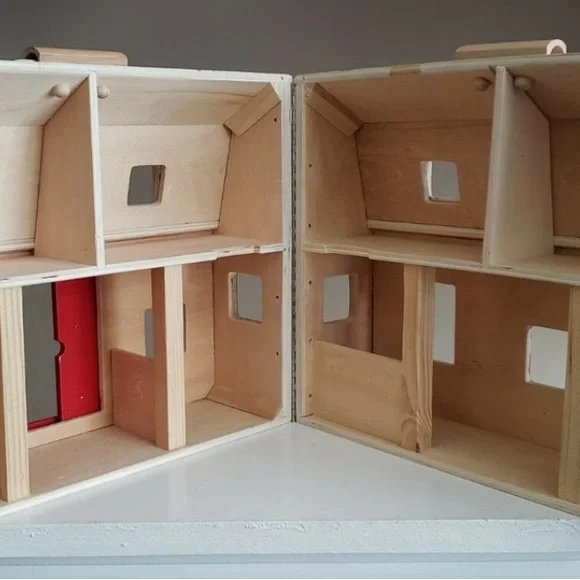 Melissa & Doug Red and White Barn with Gray Roof - Picture 3 of 4